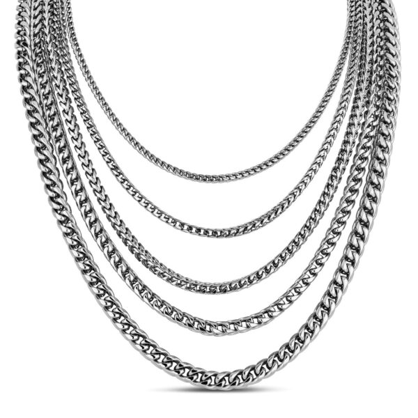 White Gold Franco Chain - Image 3
